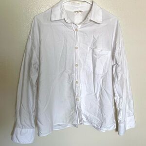 Djerf Avenue Breezy Shirt White